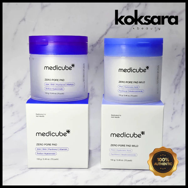 MEDICUBE zero pore pad 2.0,zero pore pad mild 3types(original pad/refill) — imagem 1
