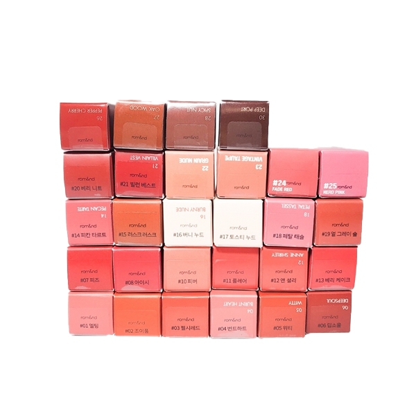 rom&nd romand zero velvet tint no.01 ~ no.17 - Beauty