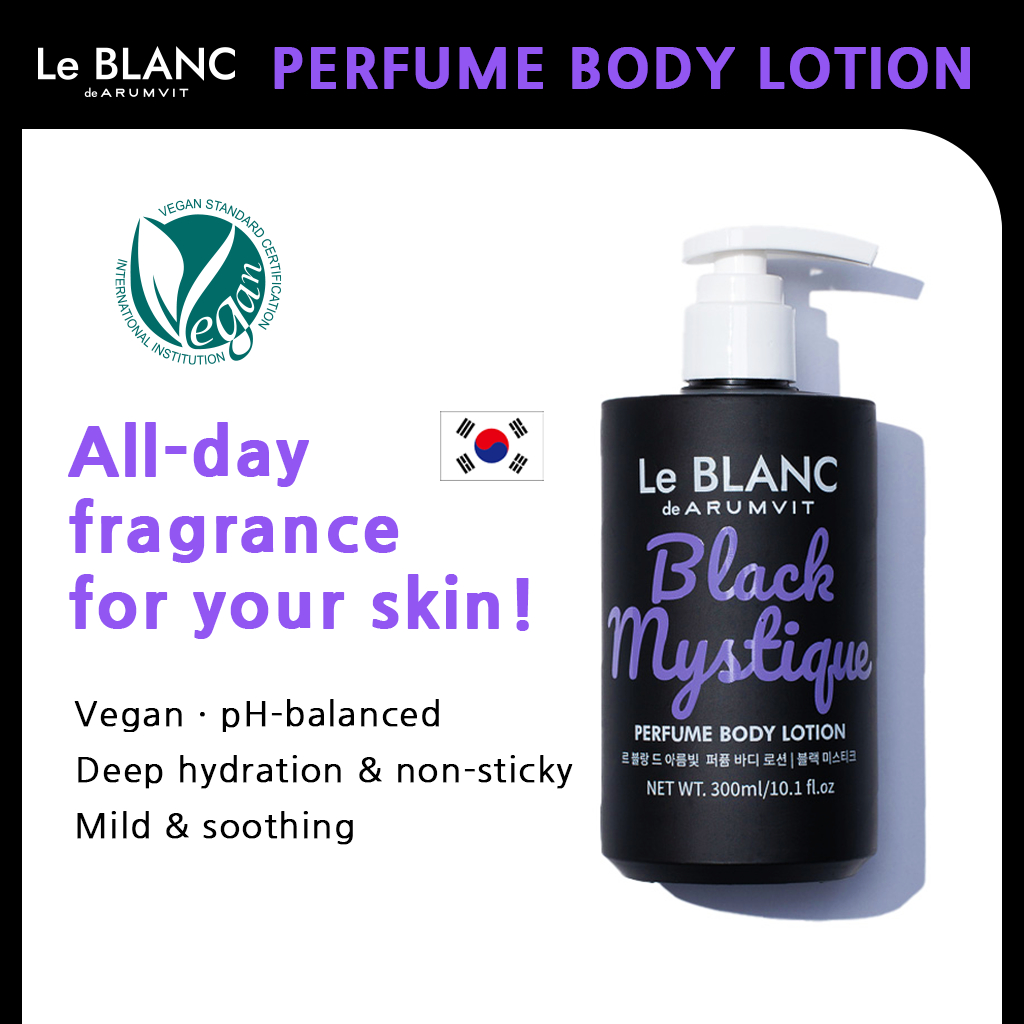 Le BLANC de ARUMVIT Loção Corporal Perfume Black Mystique