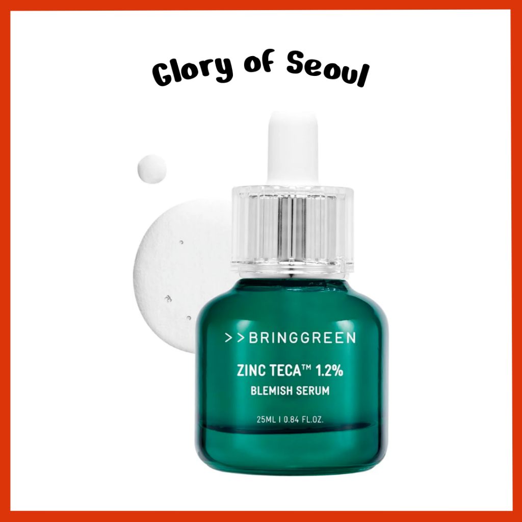 BRING GREEN  Zinc Teca 1.2% Serum 25ml (No Box) em Oferta na Shopee
