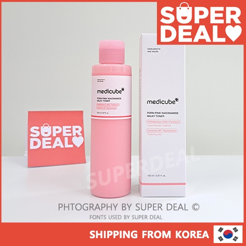 [Enviado da Coreia] Medicube PDRN Pink Niacinamide Milky Toner 150ml