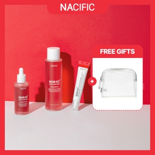 [NACIFIC] Origin Red Salicylic Acid Triple Set Toner 150ml Serum 50ml Cream 20ml em Oferta na Shopee