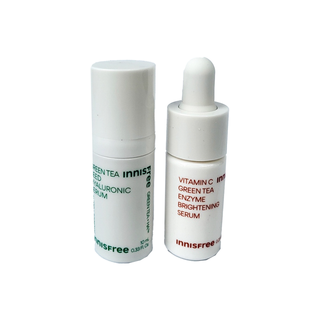 innisfree vitamin c green tea enzyme duo kit em Oferta na Shopee