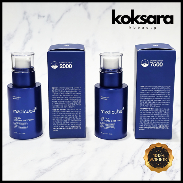 medicube zero one day exosome shot pore ampoule 2000 / 7500 30ml