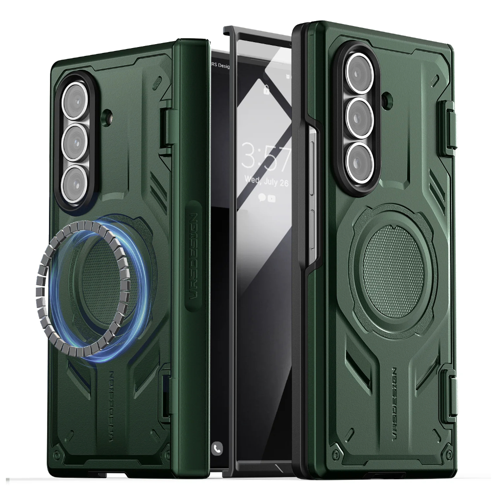 VRS-Galaxy Z Fold 7 case Terra Guard Active Filme De Vidro Temperado Embutido Ca