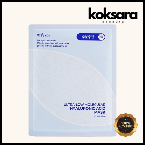 Máscara De Ácido Hialurônico Molecular Ultrabaixo Isntree 25g 1ea (exp . 21.08.27)