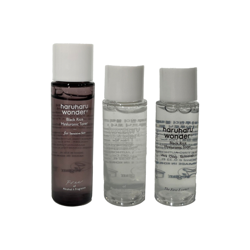 Haruharu Wonder Black Rice Hyaluronic Toner Free Of Alcohol Fragrance 30ml, 10ml, Original 10ml - Beauty