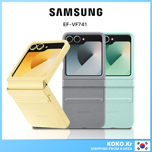 SAMSUNG Galaxy Z Flip 6 Estojo De Fato EF-VF741 Cinza/Menta/Amarelo Com FREEBIES
