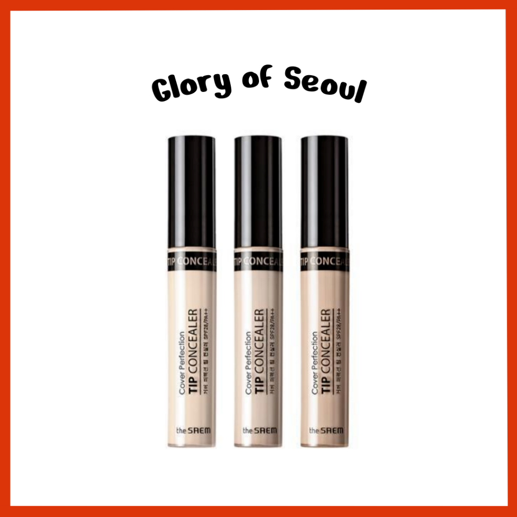 THE SAEM Cover Perfection Tip Concealer, 6.5g 10Colors em Oferta na Shopee
