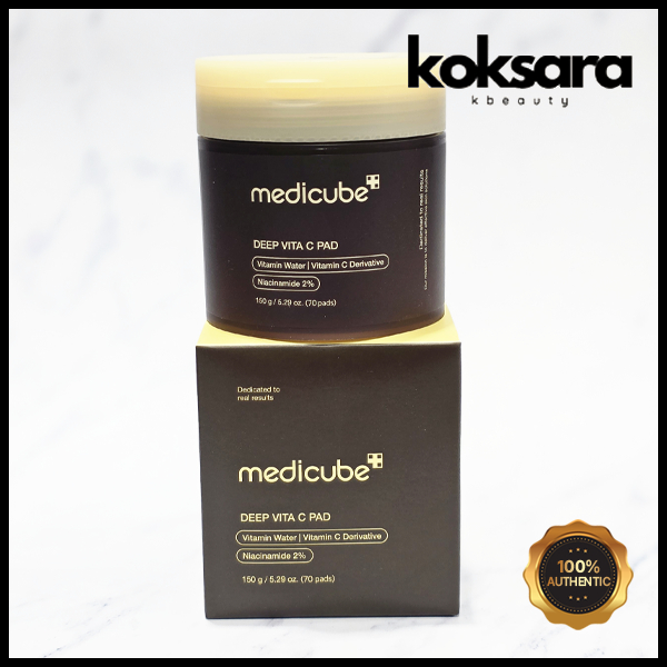 medicube deep vita c toner pad (original/refill) 70sheets