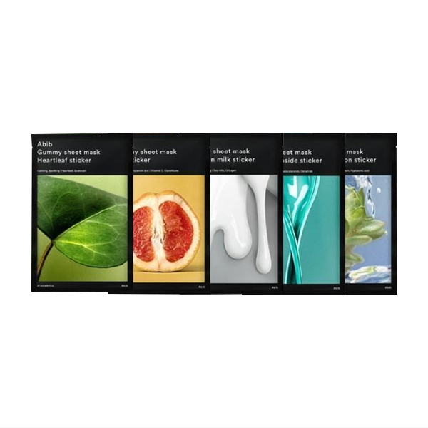 Abib Gum Sheet Mask Sticker 10sheets 5 types
