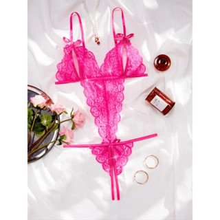 Body Picante com Aberturas estratégicas Rendado em Oferta na Shopee