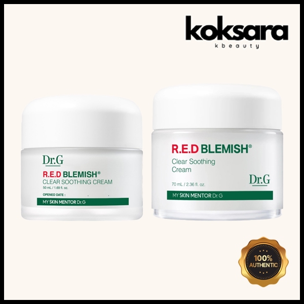 dr.g red blemish clear soothing cream 50, 70ml em Oferta na Shopee