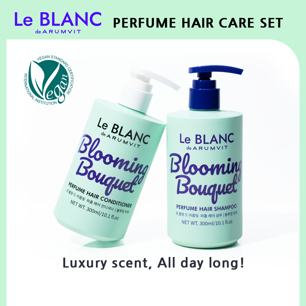 Conjunto De Shampoo E Condicionador Para Cabelo Le BLANC _ Blooming Bouquet T Perfume