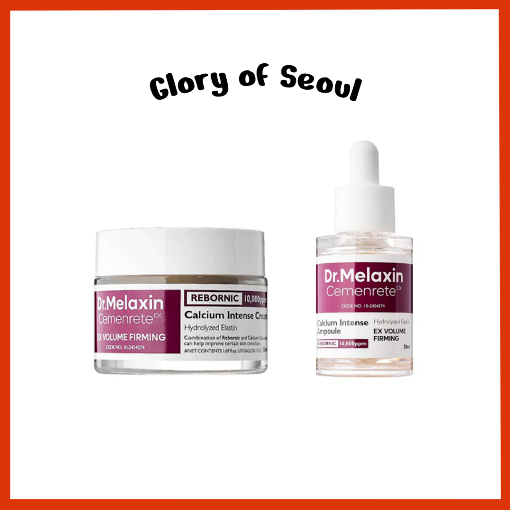 DR.MELAXIN Cemenrete Creme / ampoule intenso de cálcio 30ml, 50ml