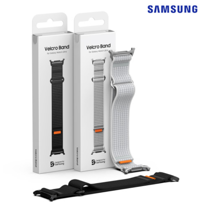 Samsung Velcro Band Para galaxy watch ultra/Preto Branco Oficial Pulseira Autênt