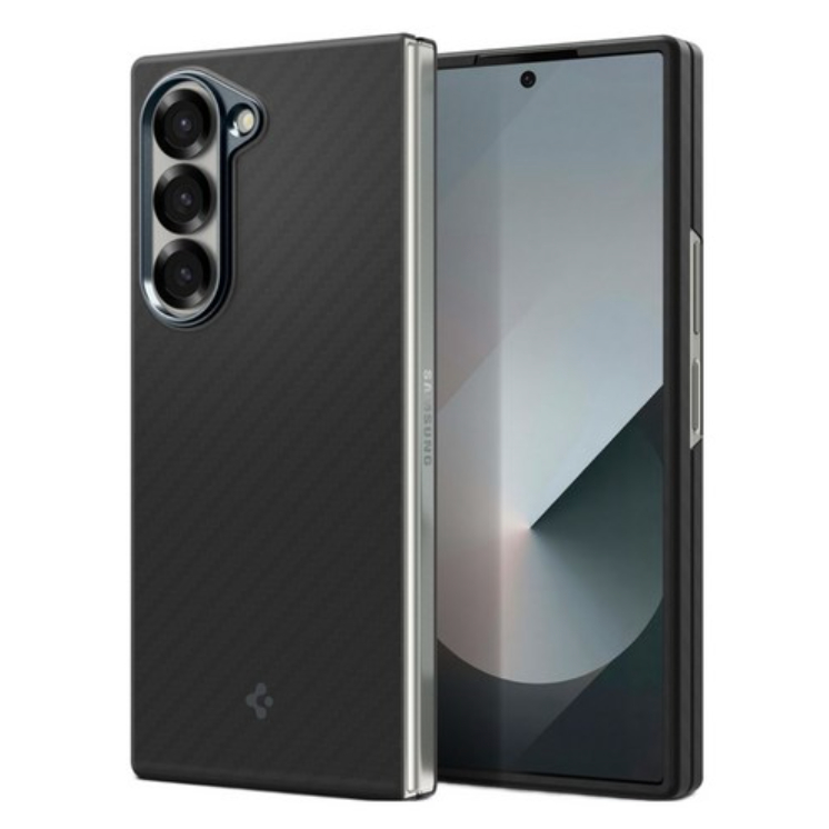 Spigen-Capa Air Skin 1mm Aramida Para galaxy z fold 7/super Fina Preta Clara ori