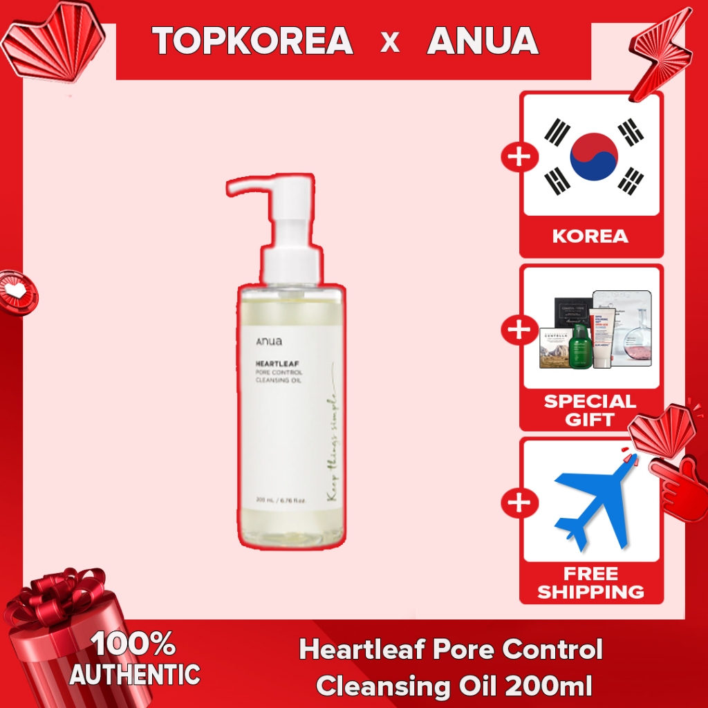 Anua Heartleaf Pore Control Cleansing Oil 200ml TOPKOREA Shipping from korea