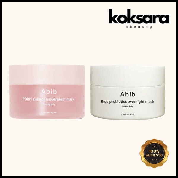 Abib Rice Probiotics /  PDRN Collagen Overnight Mask Barrier Jelly 80ml - Beauty