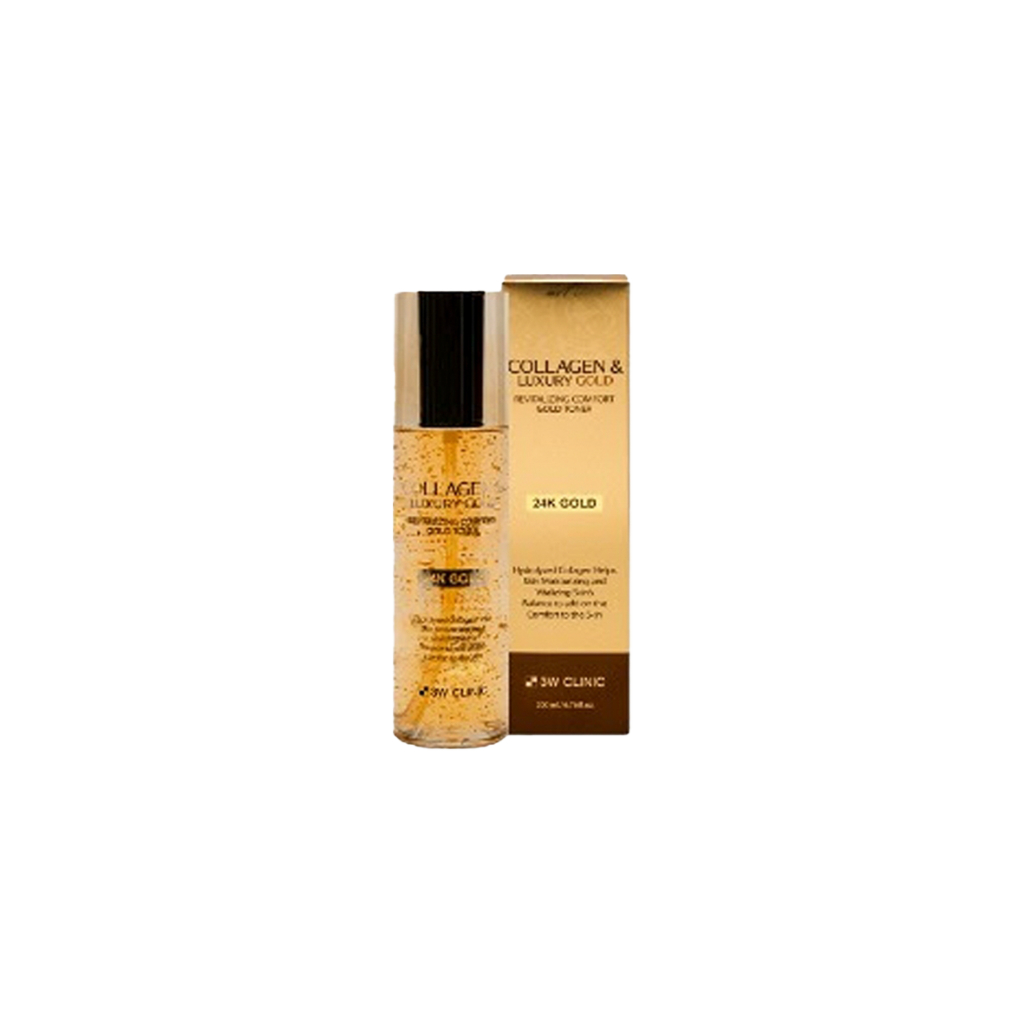 3w collagen & luxury gold revitalizing comfort gold toner 200ml