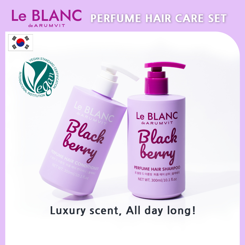Conjunto De Shampoo E Condicionador Para Cabelo Le BLANC _ Blackberry Perfume