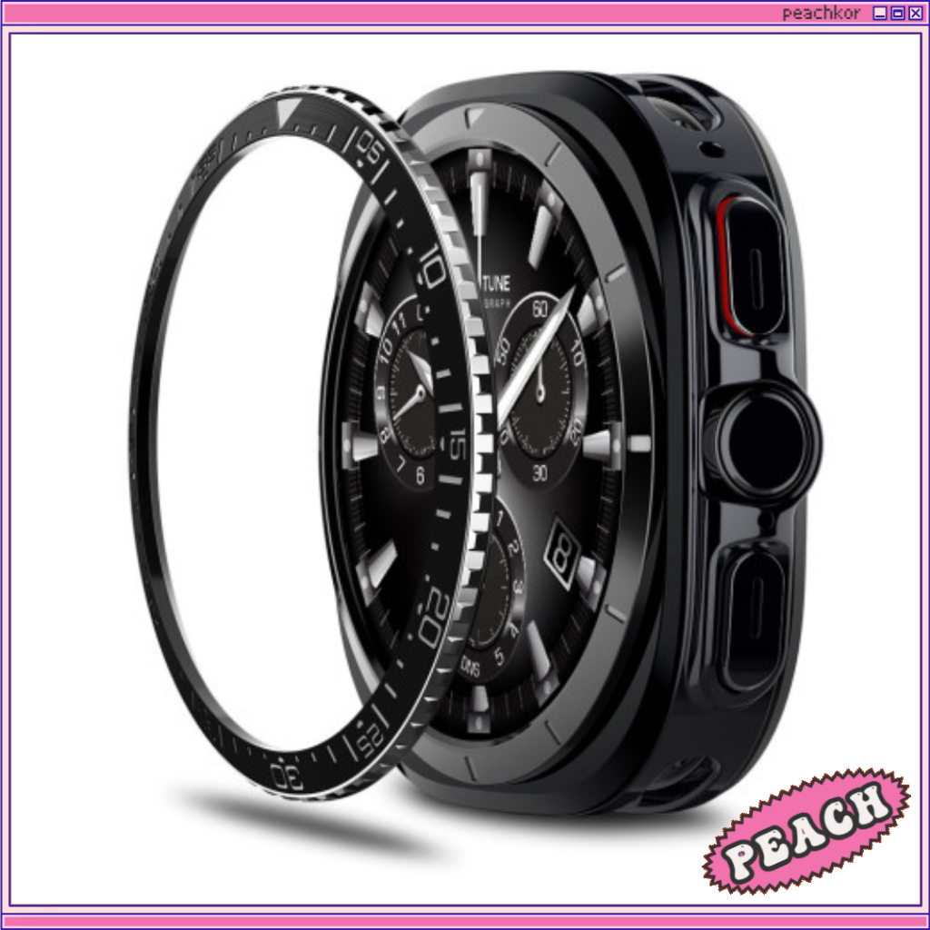 Relógio Spigen Galaxy 7 Ultra Bezel Tune Case (47mm/44mm)/Watch7 Tampa Do Anel D