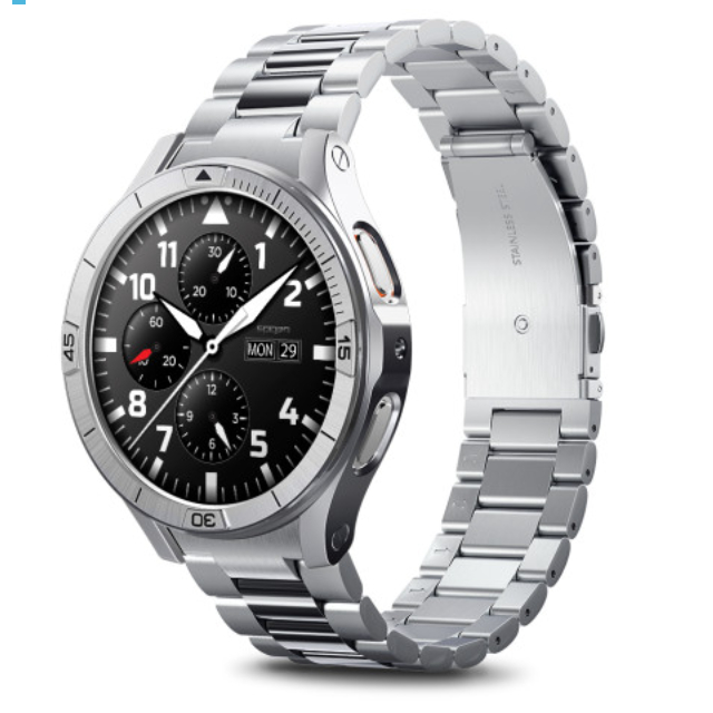 Spigen-Capa De Anel Moldura Tune Pro Pilot stryle Para galaxy watch 7 44 Mm Prat