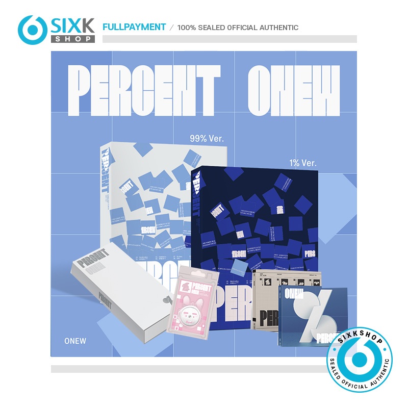 ONEW 2nd Album - PERCENT em Oferta na Shopee