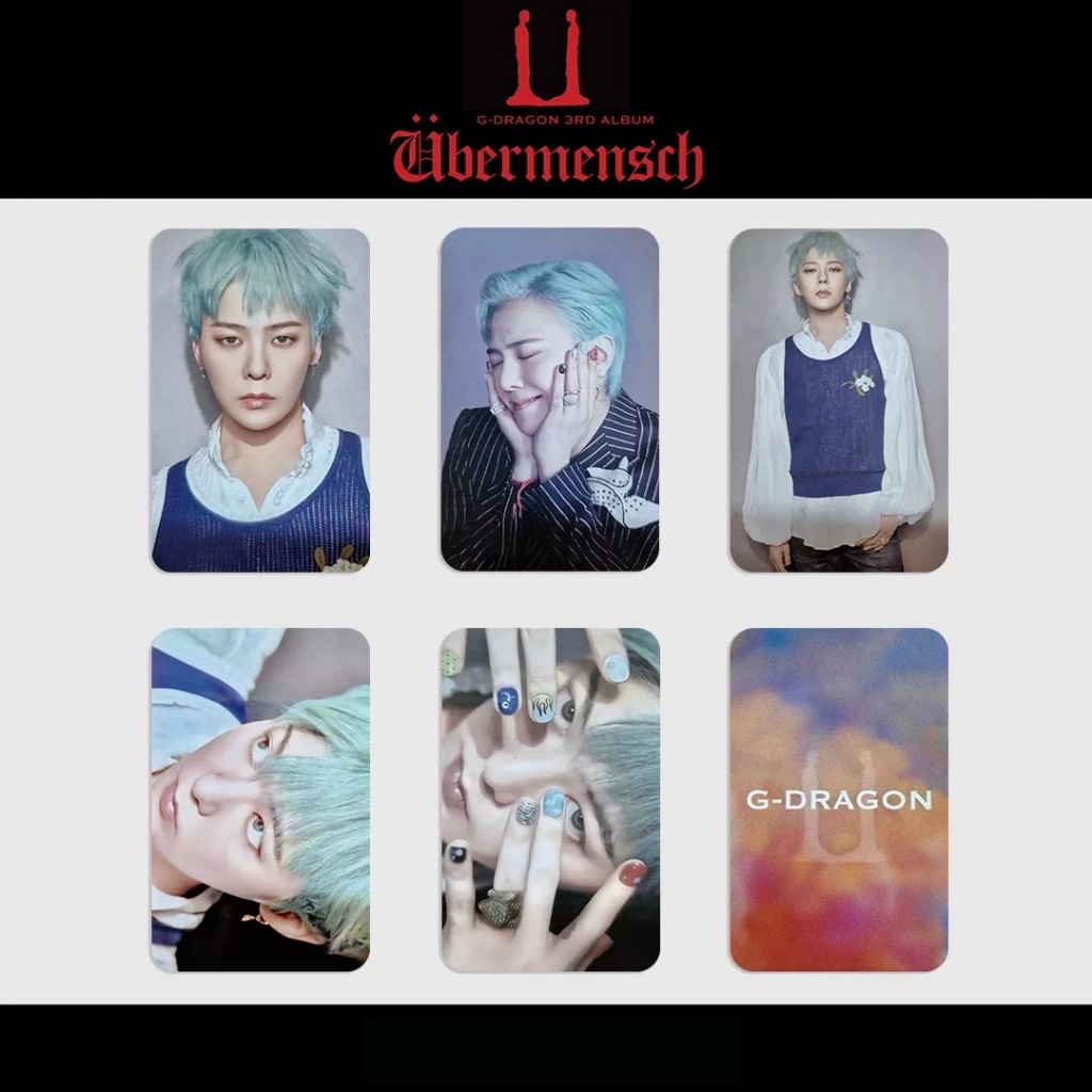 [G-DRAGON] Conjunto De (5 Unidades) | Exposição Ubermensch Limited Goods GD bigbang Conc Photocard