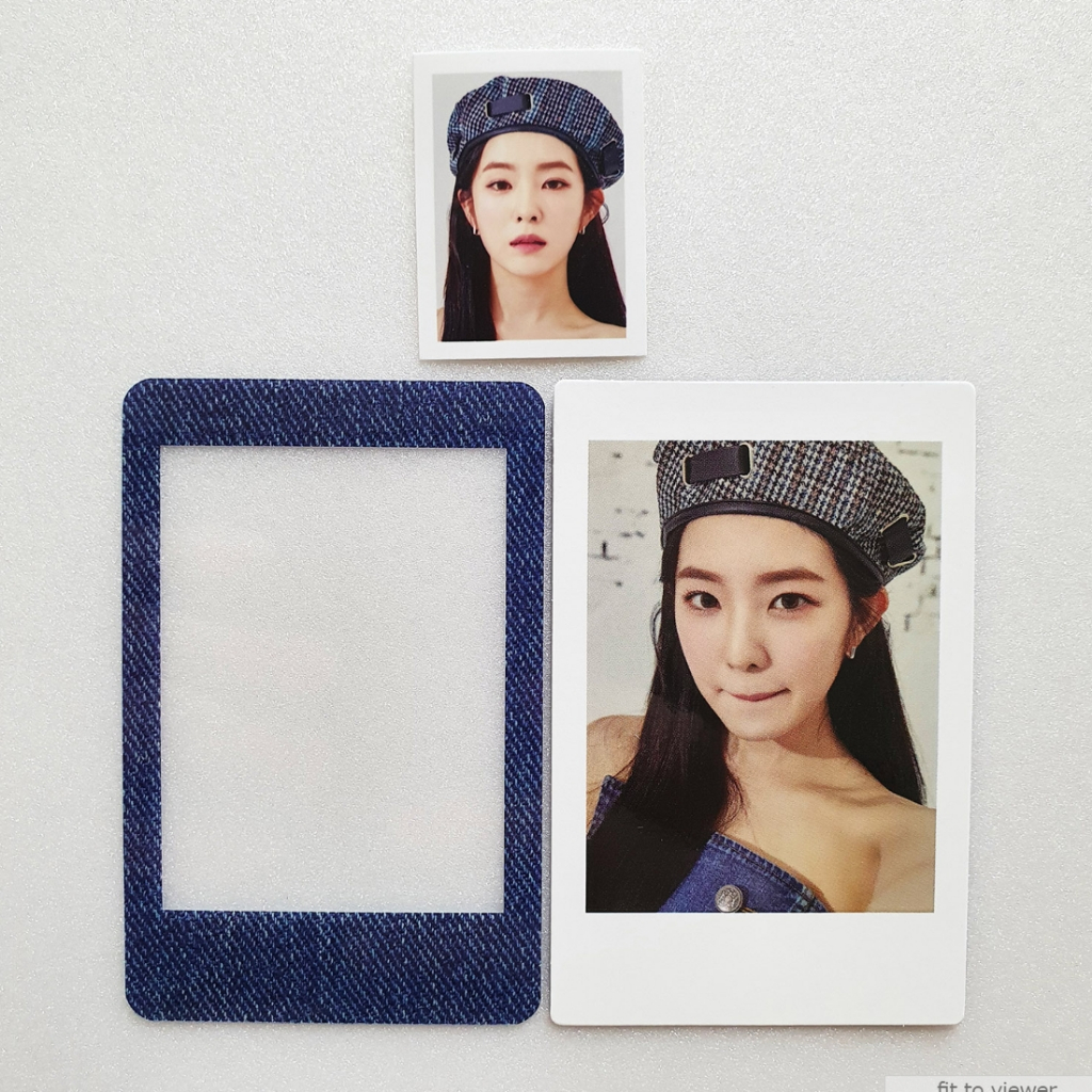 Red Velvet x Loves GOOD LUCK TROLLS POP-UP Store Cartão Fotográfico Oficial-DENIM