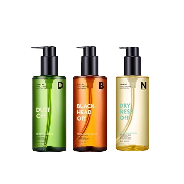 missha super off cleaning oil 3types 305ml (black head off, dust off, dryness off) em Oferta na Shopee