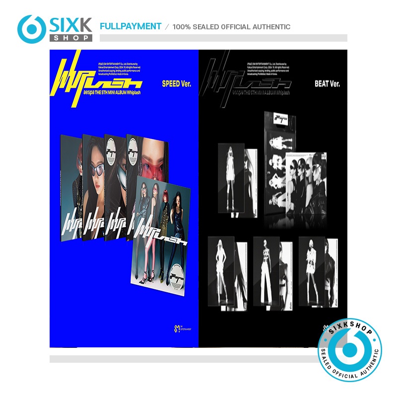 (SPEED/BEAT  ver) AESPA 5th Mini Album [Whiplash] em Oferta na Shopee