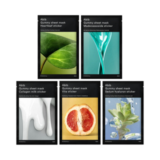 Abib Gummy Sheet Mask 27g 5types em Oferta na Shopee