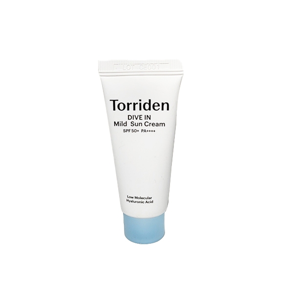 torriden dive-in mugijacha mild sun cream 20ml
