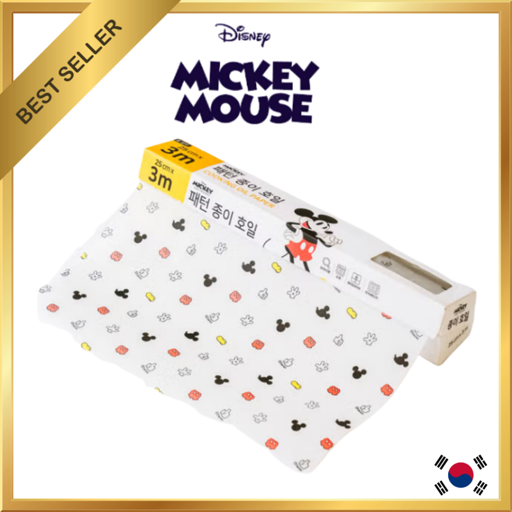 Papel De Cozimento Com Cortador Para Churrasco , Dupla Face , Óleo De silicone , Pergaminho , Padaria , Disney , Mickey , Amigos , Multiuso