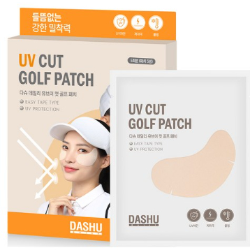 【DASHU】 UV Cut Cooling Golf Patch 5 Pares Adesivo Refrescante Proteção UV Esporte Outdoor