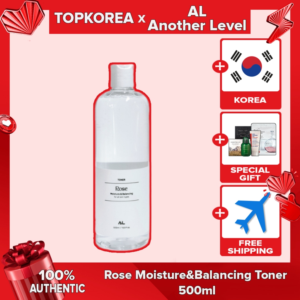 TOPKOREA ★ AL Outro Nível De Umidade Rosa & Toner De Equilíbrio 500ml Envio Da Coréia