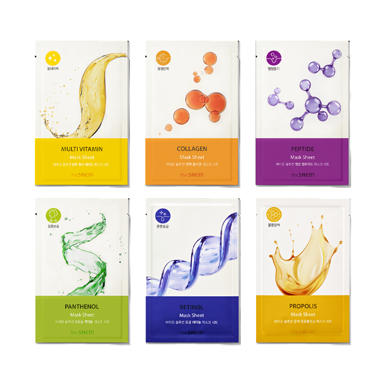 The Saem Bio Solution Mask Sheet 20g 6types