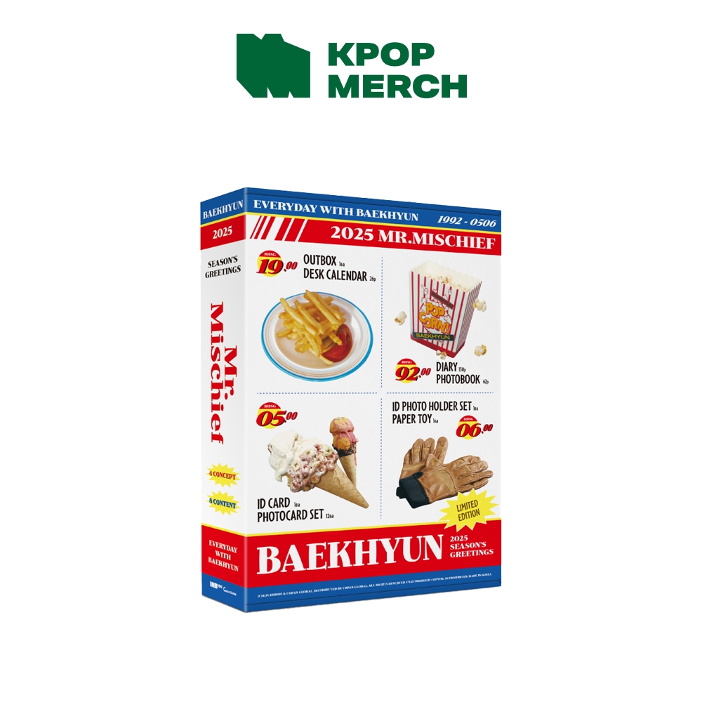 BAEKHYUN 2025 Season Greetings [ Mr.Mischief ] - Hobbies & Collections