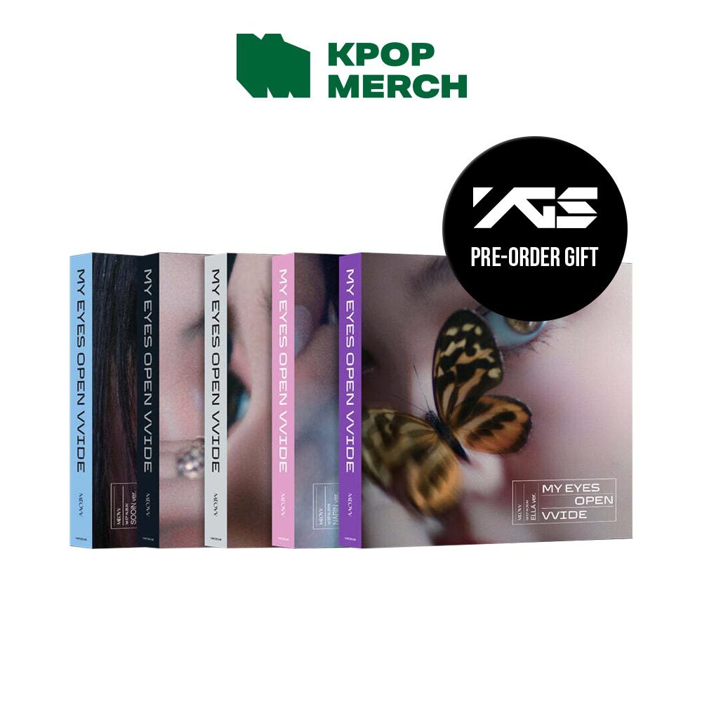 (YG Select POB) MEOVV - 1st EP Album [ My Eyes Open Vvide ]_MEOVV ver em Oferta na Shopee