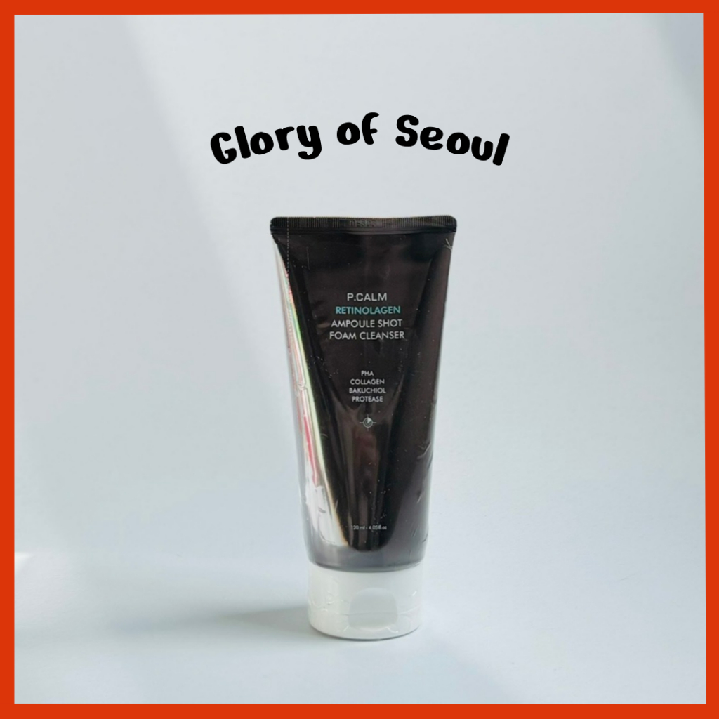 P.Calm Retinolagen Ampoule Shot Shot Foam Cleanser, 120ml