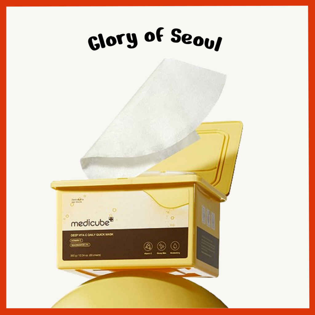MEDICUBE Deep vita c daily quick mask 30sheets em Oferta na Shopee
