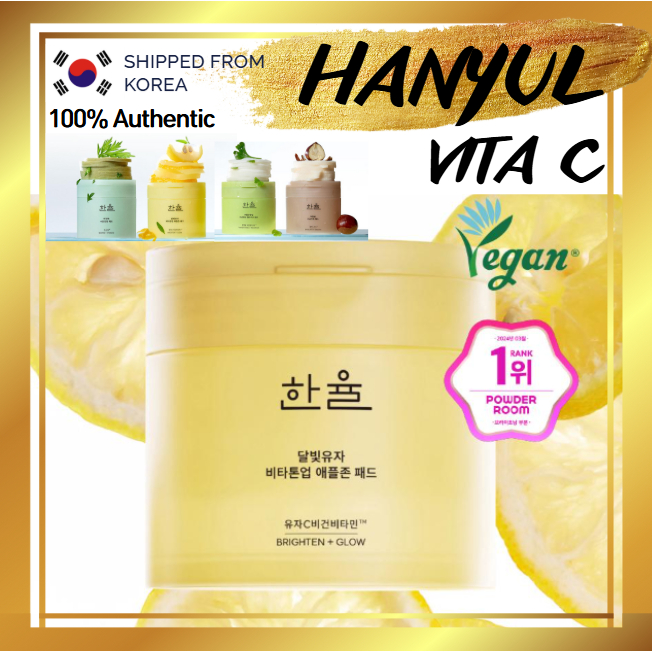 [HANYUL] KOREA SKINCARE PORE Care/Tonificar Vita C Whitening Pad/Tônico Para A Pele Acne Olive Young