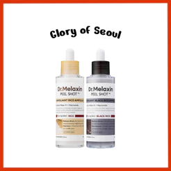 Dr.melaxin Peel Shot Ampola Esfoliante 2tipo (Arroz Branco , Preto), 80ml