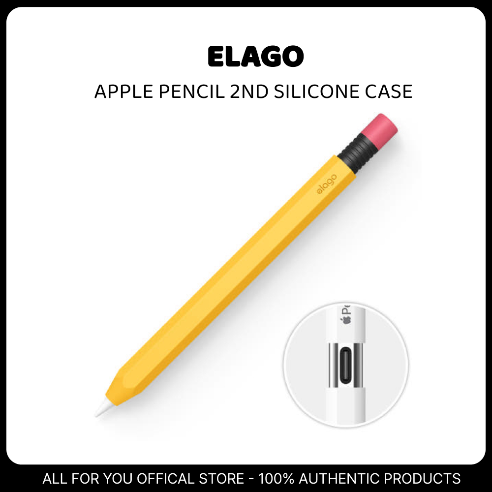 [ELAGO] Capa De Silicone Apple Pencil USB-C , 4 Cores