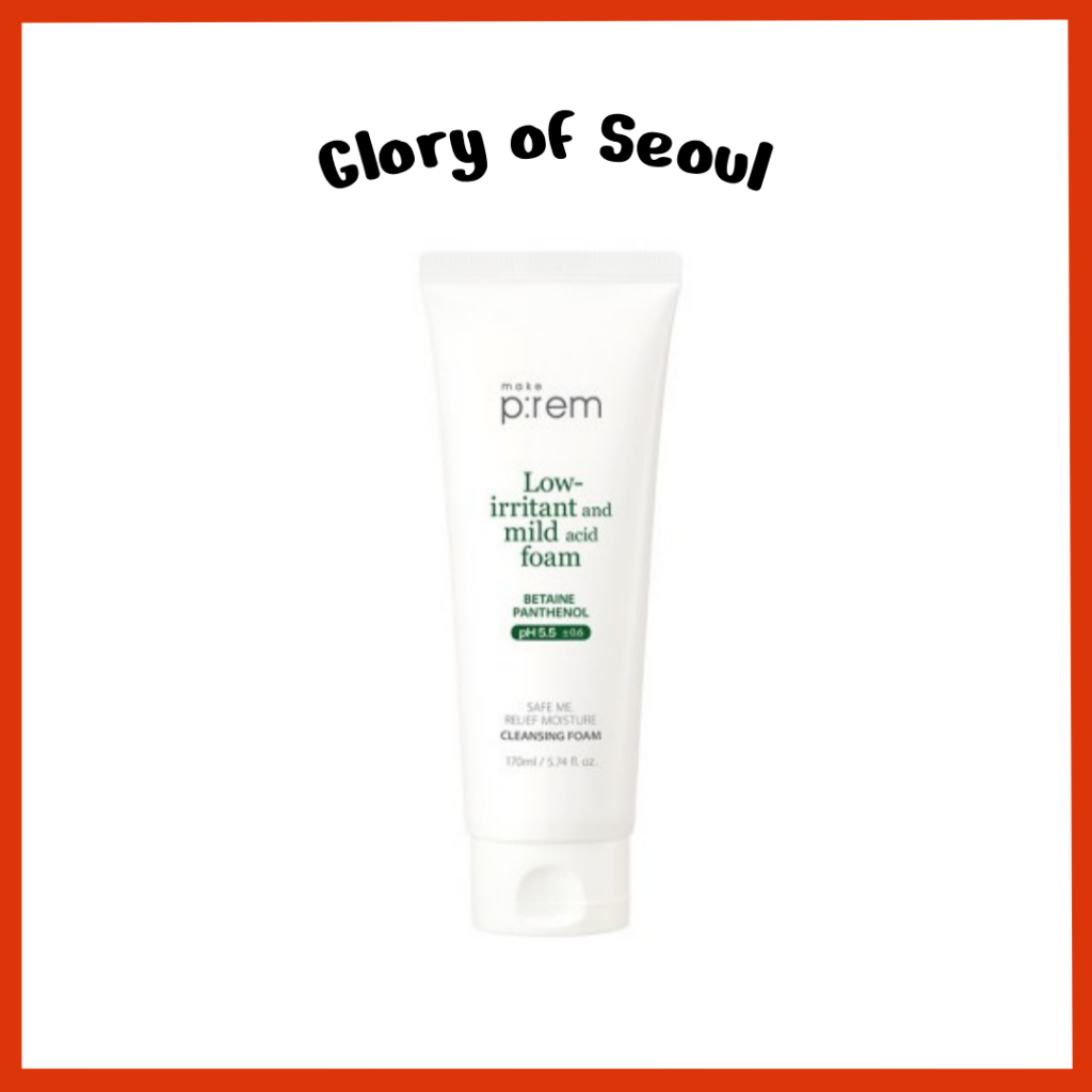 MAKE PREM Safe Me Relief Espuma De Limpeza Hidratante 50ml , 170ml/2 Tipos em Oferta na Shopee