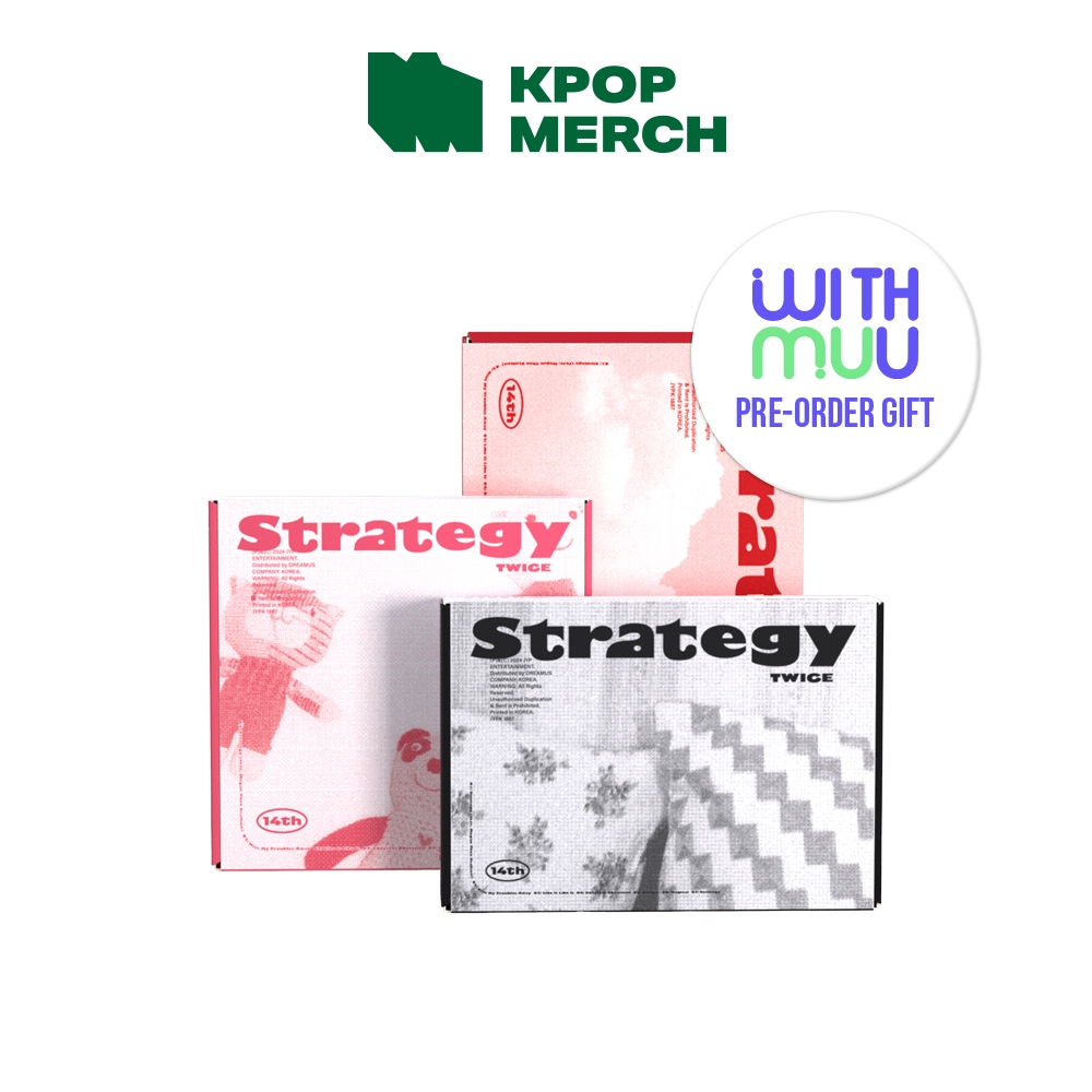 (Withmuu POB) TWICE - 14th Mini Album [ Strategy ] - Hobbies & Collections