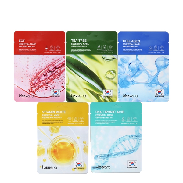 Kissera Essential Mask 5types - Beauty