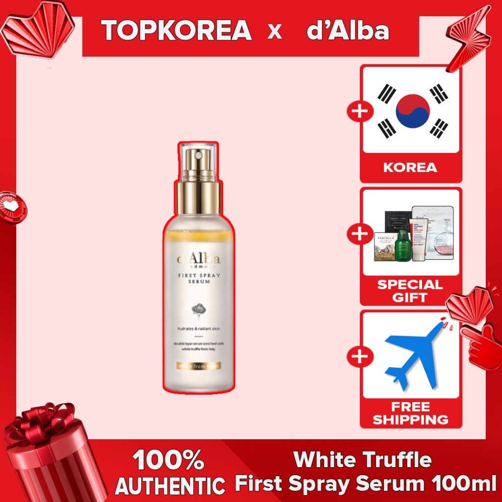 d'Alba 100ml White Truffle First Spray Serum TOPKOREA Envio Da Coreia