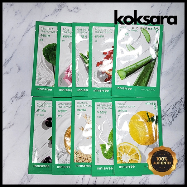 Máscara De Folha De Energia Innisfree 1ea em Oferta na Shopee